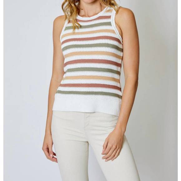 NEW DESIGN HISTORY multi color tank in neutral - Picture 1 of 1